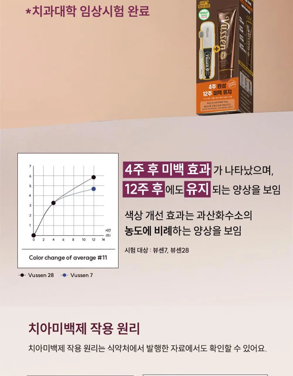 [2025어워즈] 뷰센28 치아미백제 105g 대용량 한정기획 (+ 양치키트 세트 증정 - 뷰센30미니&칫솔1P) 상세페이지 12